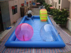 China Hotsale Inflatable Water Park Kids Inflatable Pool With Slide on sale