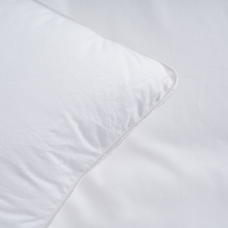 Bed Linen Luxury Hotel Pillows Custom Soft Feather Rectangular For Adults