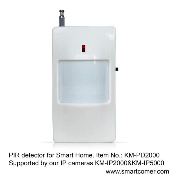 Quality support internet camera home security system 433MHz passive infrared sensor for household for sale
