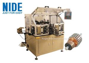 China Manual Motor Rotor Winding Machine Touch Screen For Hook Type Commutator Armature on sale