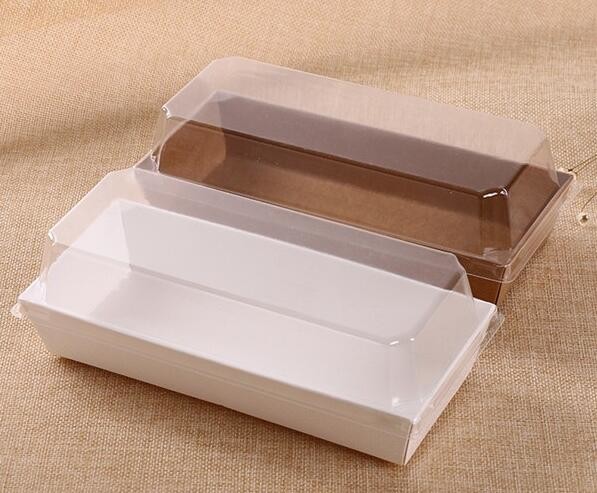 kraft paper sandwich box with window ,triangle sandwich box for packaging,Cardboard Box With Clear Window Burger Sandwic