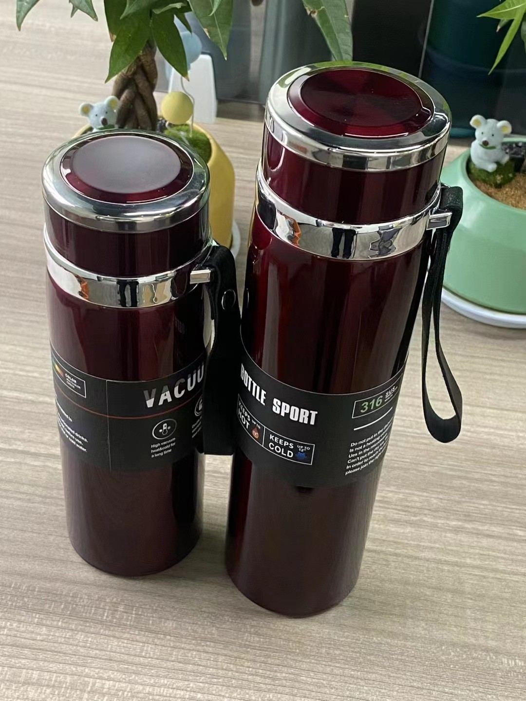 Tumbler, Vaccum Insulated Stainless Steel Tumbler 1000ml Insulated Thermal Bottle Large Vacuum Double Insulation Cup Portable Sports Bottle For Hot