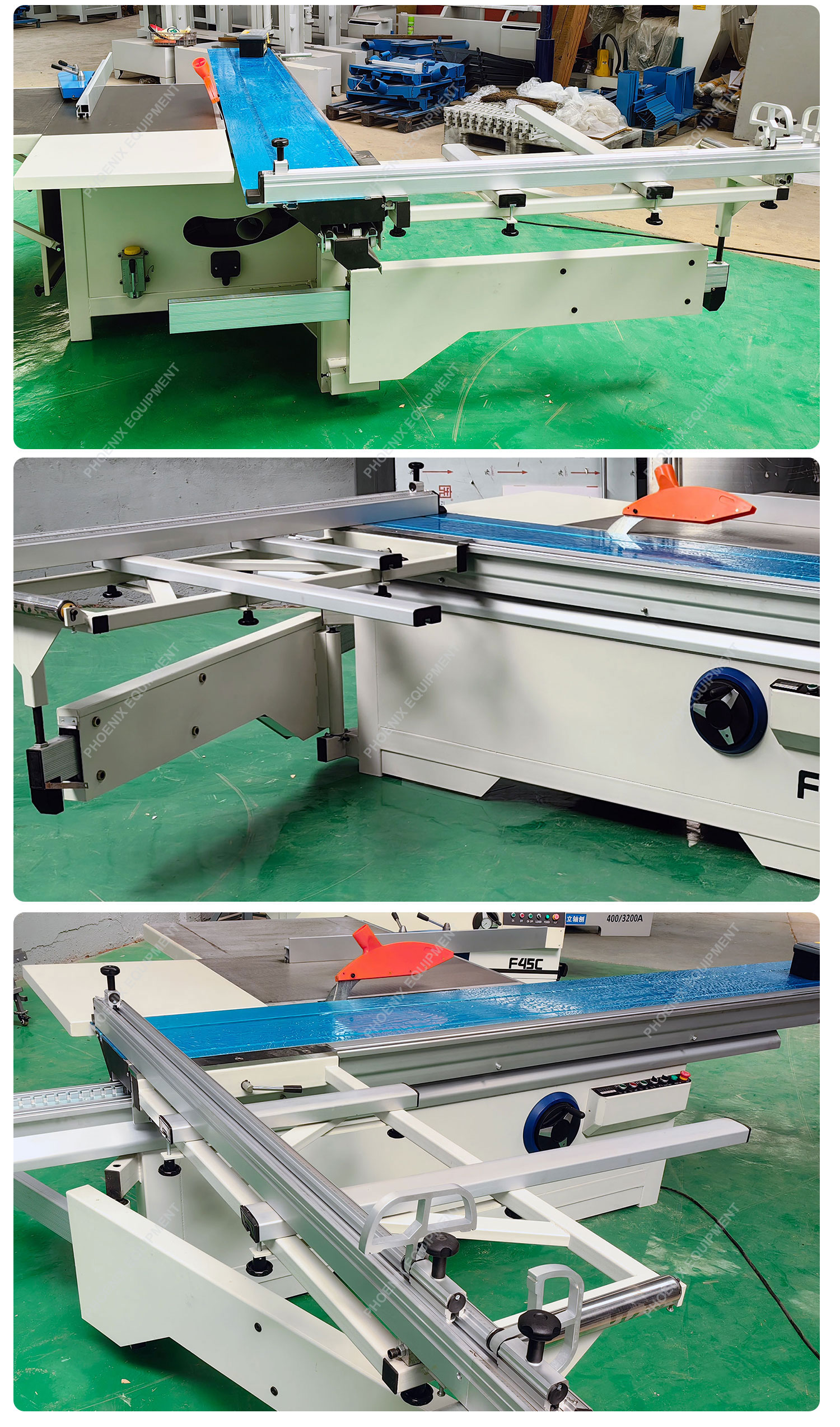 Horizontal Style F45N Precision Sliding Table Panel Saw for Manufacturing Chipboard