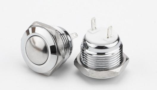 Quality 16mm Screw Metal Button Switch Ip65 Waterproof Push Button Momentary Switch for sale