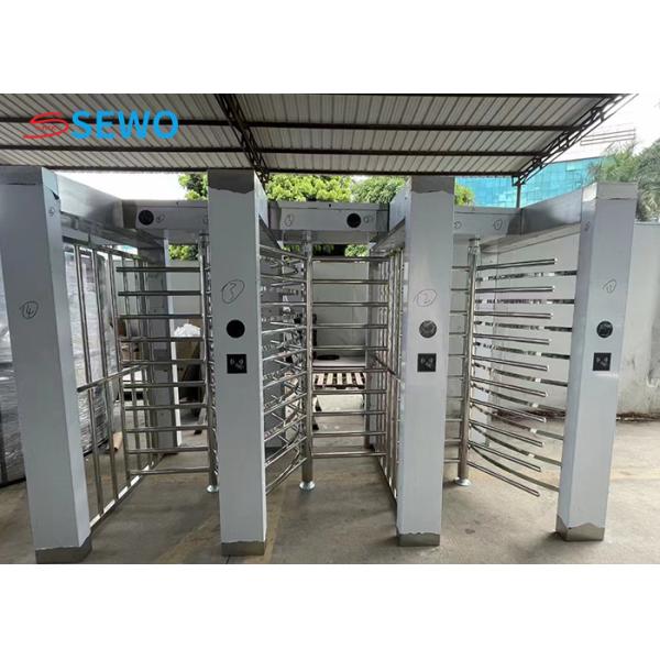 3 Doors Full Height Turnstiles 45people/min Bi Directional High Security Turnstile