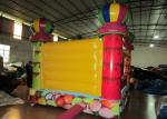 Small inflatable bouncer with net around / inflatable ball pool bouncer