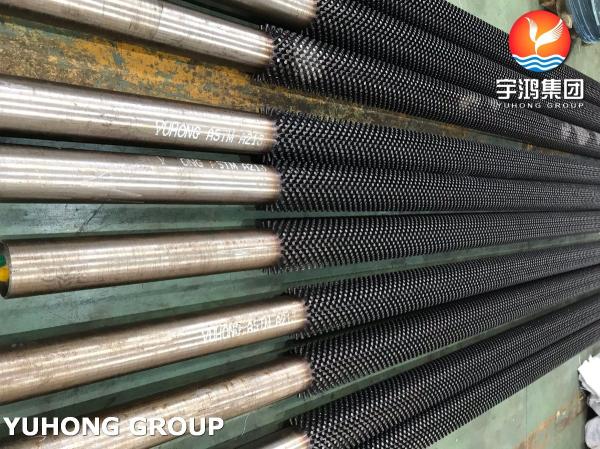 Quality Studed Fin Tube 11-13Cr Alloy Steel Seamless Base Pipe Furnaces for sale