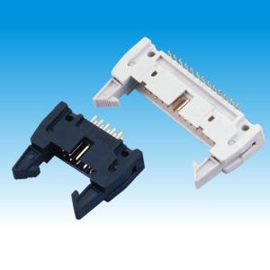 China Ejector Straight Pin Header Long Latch For Print Circuit Board 2.54mm Pitch wholesale