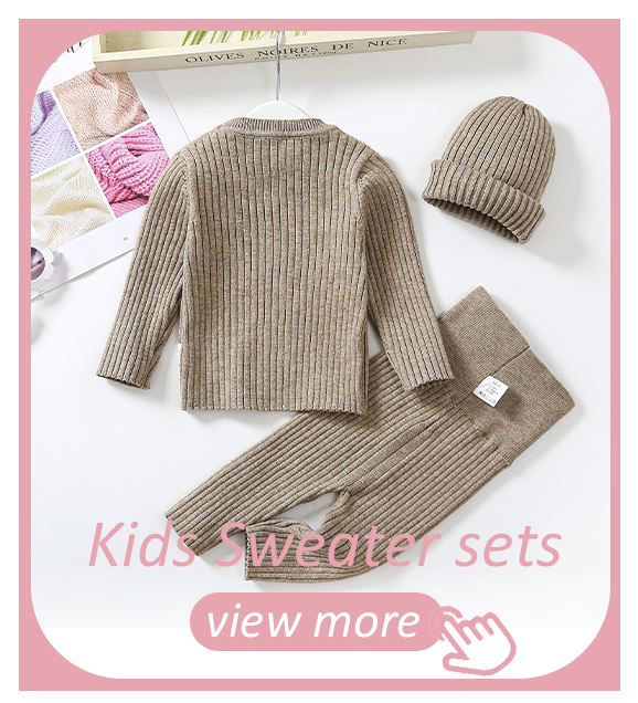 Custom jacquard knitted pattern design pullover Boy & Girl Baby Knit Sweater for Winter