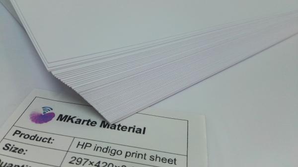 Quality 0.3mm Thick HP Indigo Single-sided PVC sheet  Digital Printing PVC Sheets for sale