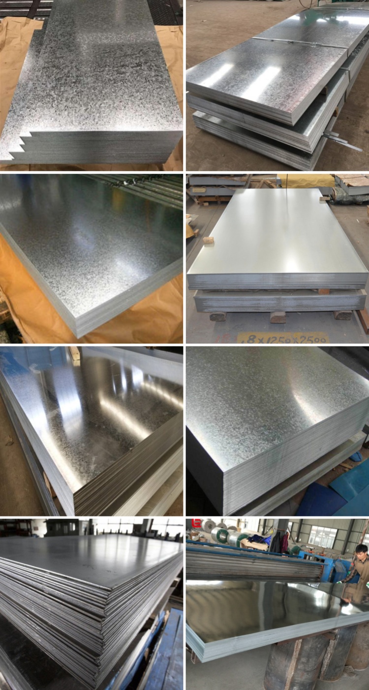 Hot Dx51d Dx52d Dx53d Galvanized Plate Steel Sheet with Full Hardness and Thickness 0.12mm-6mm