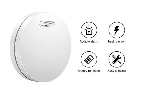 Quality CE Approval Standalone Smoke Detector Alarm 10 Years Battery Operated Fire Smoke Alarm for sale