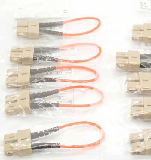 SC Singlemode Fiber Loopback Plug 1000 Times Durability For Telecom Equipment