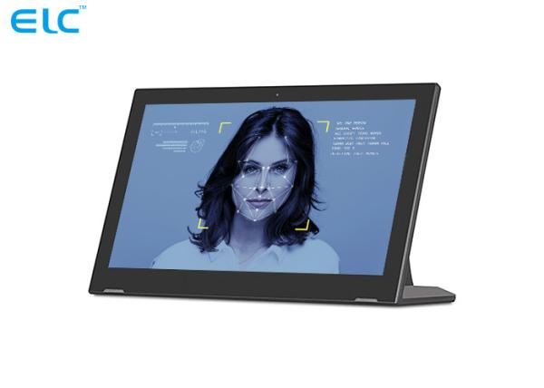 Quality 17.3'' L Shape Desktop Interactive Digital Signage with PoE/NFC for sale