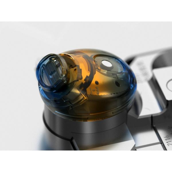 Transparent Earphone Left Front Shell (1*4) / Hot Runner / Three Plate No.24205