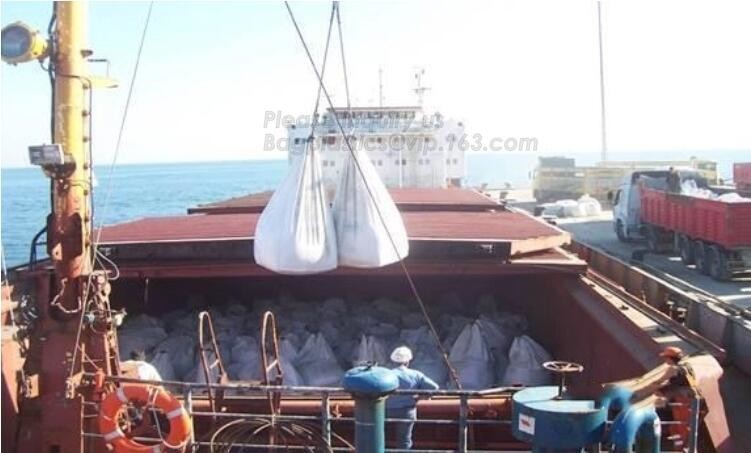 customizable PP u-panel baffle big bag /coated white woven PP jumbo bag/ventilated 4 panel baffle bag/all colors availab