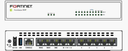 Experience Unmatched Security with 10x GE RJ45 and 7x Internal Ports FG-60F Firewall