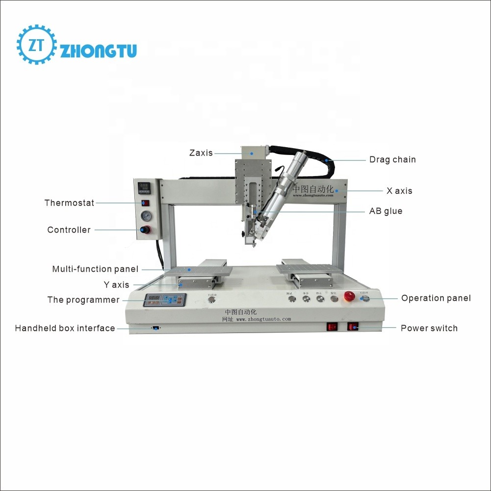 AB Glue Epoxy Automatic Dispensing Machine Glue Dispenser Syringe Machine