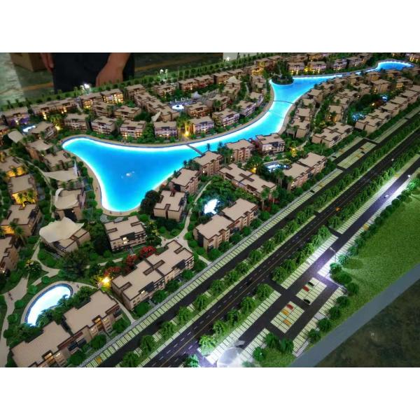 Commercial Laser Cut 3D Models , Real Estate Display Modern House Model