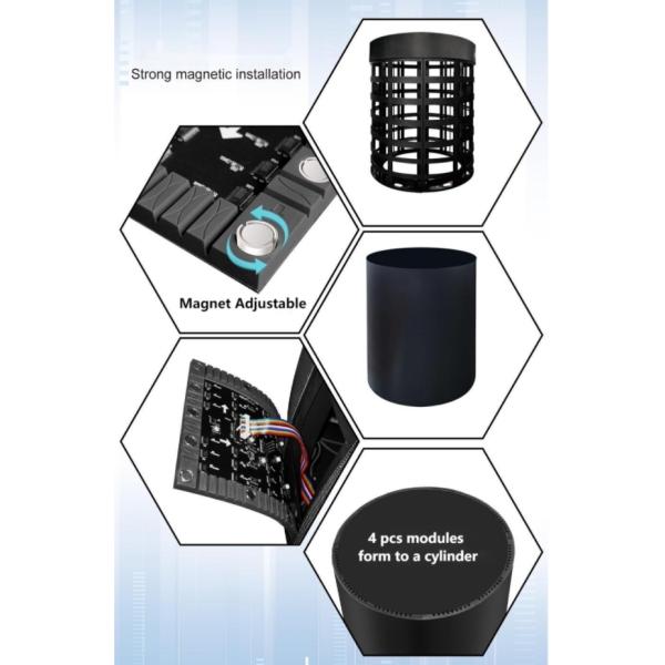 Indoor Curved Flexible LED Screen Display 240X120mm LED Soft Module 5