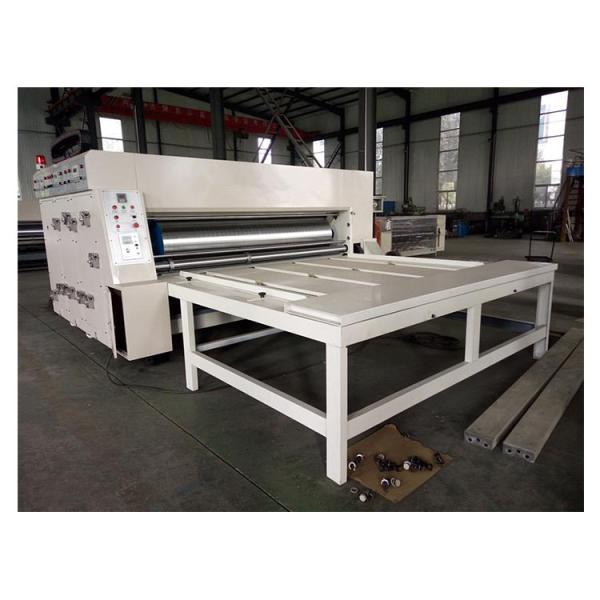Semi Automatic Flexo Printing Machine 2 3 4 Color Printer Slotter Die Cutter Machine