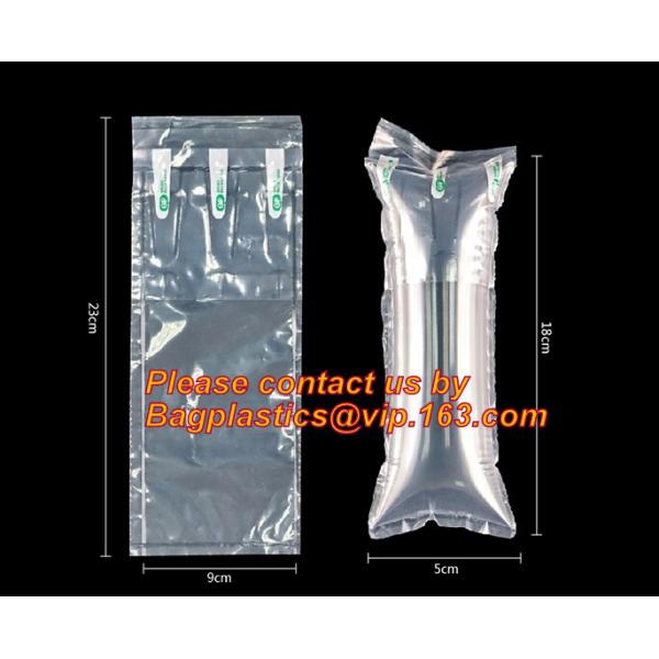 Safety Fill Plastic Inflatable Air Cushion Bubble Protection Packaging Bag, Strapping air inflatable cusioning film bag, voi