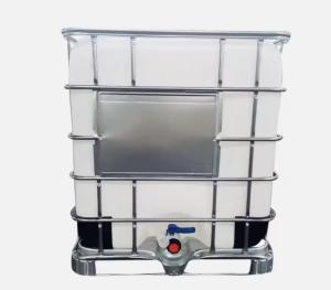 Water IBC Tote Mixer Tank Agitator 330 Gallon Liquid Storage Bulk Container