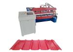 Customized Color Roofing Sheet Roll Forming Machine With 1mm Tolerance Encoder