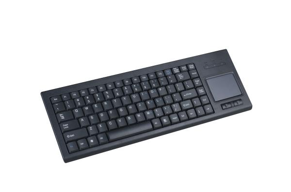 Quality USB PS2 86 Keys Plastic Industrial Keyboard With Ruggedized Touchpad for sale