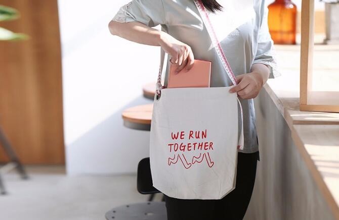 Custom silk screen printed Cotton material handle style blank natural cotton canvas bag without logo bagplastics bagease