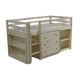 China modern bunk bed pine wood wholesale