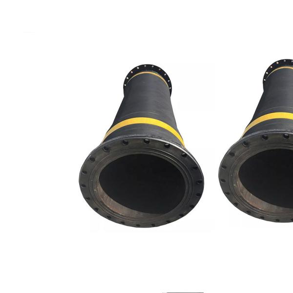 Quality Reinforced Rubber Hose Sizes 2''–10'' Durable NR Blend Weather Impact Resistant for sale