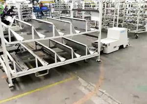 China Steering Wheel Drive Unidirectional Tugger AGV Magnetic Tape Guided For SMT Line wholesale