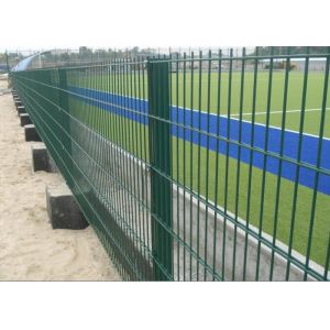 China Public Grounds Steel Mesh Fencing / Security Fence Panels Anti - Oxidation wholesale
