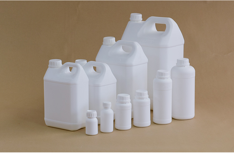Recycled HDPE Fluorinated Bottle Empty Square Barrel OEM For Pesticide Packing