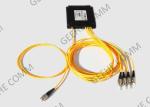 FC/APC 1x4 2.0mm Box Type Fiber Optic Splitter With FC UPC Connector