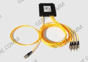 China FC/APC 1x4 2.0mm Box Type Fiber Optic Splitter With FC UPC Connector wholesale