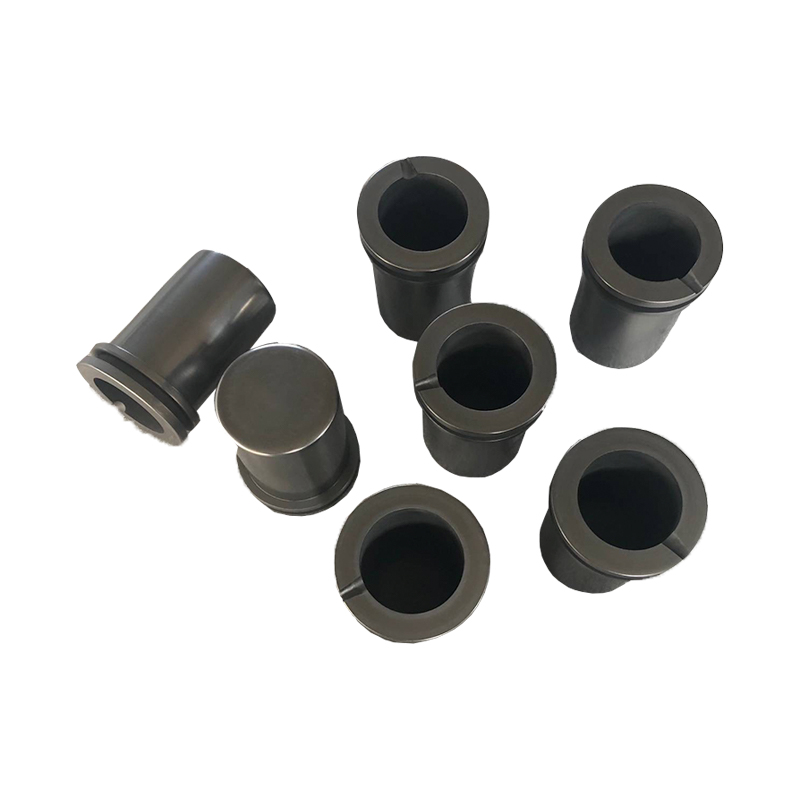 Standard Size High Temperature Double Ring Graphite Crucible for Induterm Advantage4