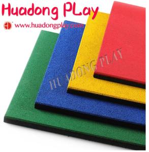 China Nontoxic Playground Floor Mats Long Service Life Sbr Epdm Rubber Easy To Clean on sale