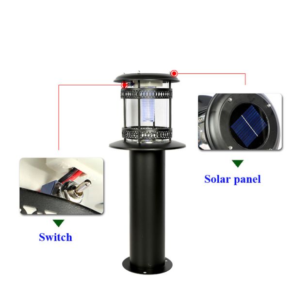 High Brightness Solar Lawn Lights Waterproof For Yard Walkway Path Lighting