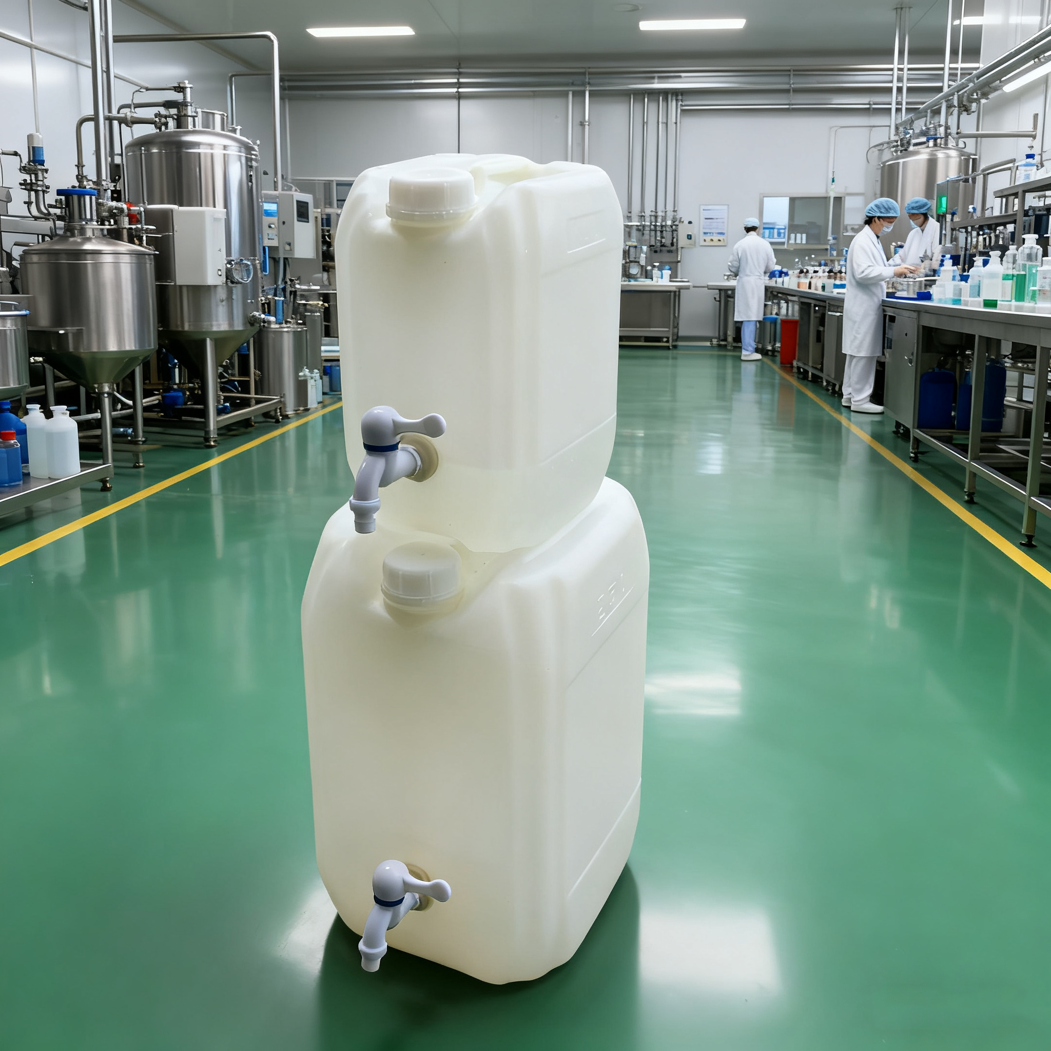 Molded-in Handle 15Liter Plastic Jerry Can For Easy Handling And Durable Storing Water