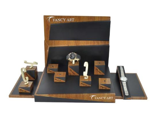 Quality MDF Watch Display Case / Wood Watch Display Shelf ROHS Certification for sale