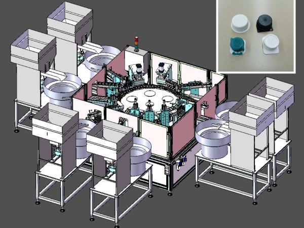 Quality AC380V Heli Cap Assembly Machine OEM Auto Capping Machine CE Certificate for sale