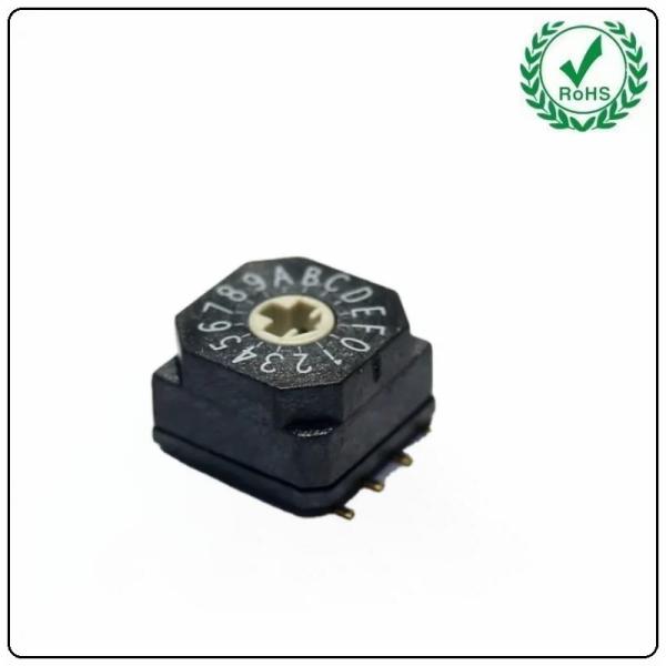 Quality LW26 24 Positions Rotary Potentiometer With On Off Switch 3 Way Encoder Switch for sale