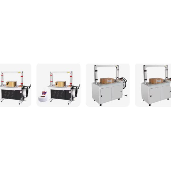 Automatic Plastic Strapping Machine PP Tape Carton Strapping Machine PLC Operation