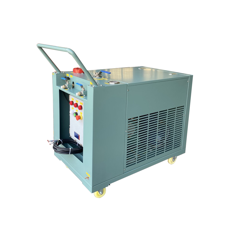 A/C Freon Refrigerant Split Charging Filling Machine R134a R404a Gas Recovery Recharge Machine