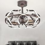 Nordic Invisible Fan lights Frequency Conversion Chandelier with Remote Control