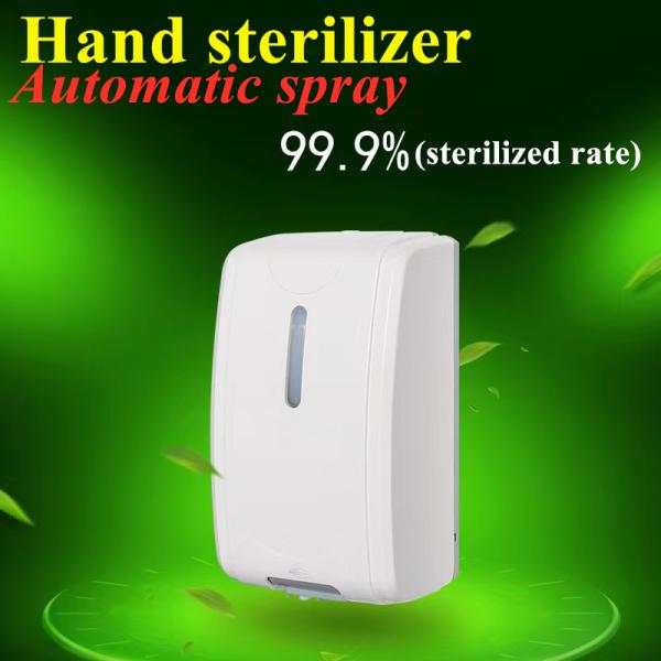 Hotel Clean Room Hospital Pharmaceutical Factory 2000ml Wall Mounted Infrared Automatic Alcohol Spray Hand Sterilizer