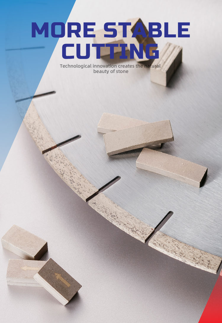 Single Saw Blade Block Cutter A-Grade Multi-Layer Diamond Segment Stone Cutting Tool