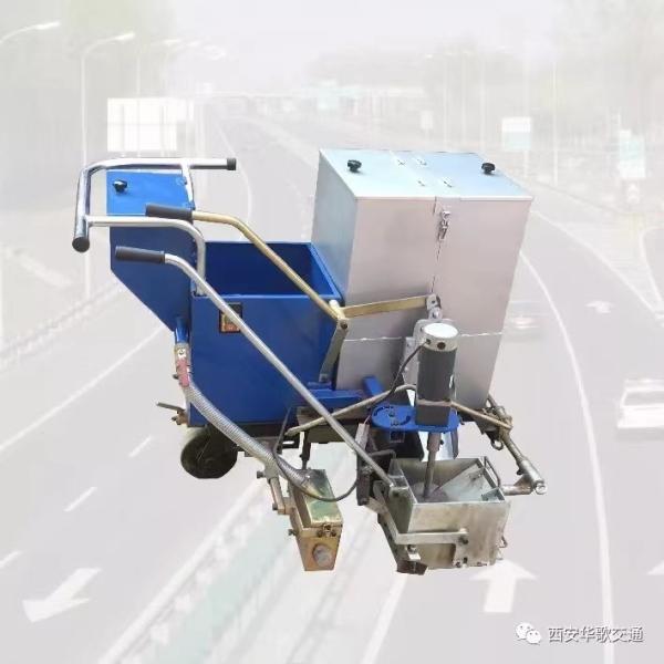 Quality labor puahing Scraping two compoent road line marking machine for sale